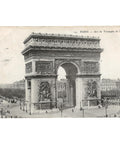 1907 Paris - Arc de Triomphe de l'Étoile France Postcard