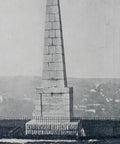 1907 United Kingdom Lewes Martyr’s Monument Postcard shipped to 46 Free School Street Calcutta India