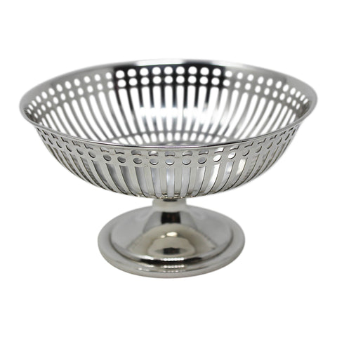 1908 Antique Edwardian Era Pierced Bonbon Dish Silversmith E S Barnsley & Co Ltd Birmingham Hallmarks