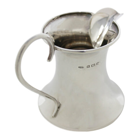 1908 Antique Edwardian Era Sterling Silver Cream Jug Silversmith Fattorini & Sons Ltd Birmingham Hallmarks