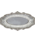 1908 Antique Edwardian Era Sterling Silver Pierced Bon Bon Dish Silversmith John Henry Wynn Birmingham Hallmarks