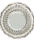 1908 Antique Edwardian Era Sterling Silver Pierced Bon Bon Dish Silversmith William Devenport Birmingham Hallmarks