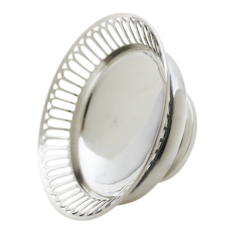 1908 Antique Edwardian Era Sterling Silver Pierced Dish Silversmith Martin, Hall & Co (Richard Martin & Ebenezer Hall) Sheffield Hallmarks