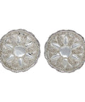 1908 Antique Edwardian Era Sterling Silver Pierced Pair Bon Bon Dish Silversmith William Devenport Birmingham Hallmarks