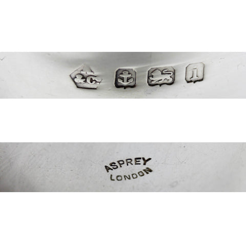 1908 Antique Edwardian Era Sterling Silver Sauce Boat Silversmith Asprey & Co Ltd Birmingham Hallmarks
