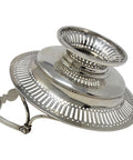 1908 Antique Edwardian Era Sterling Silver Sweets Basket Silversmith Mappin & Webb Ltd London Hallmarks