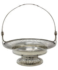 1908 Antique Edwardian Era Sterling Silver Sweets Basket Silversmith Mappin & Webb Ltd London Hallmarks