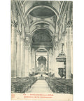 1908 Boulogne - sur - Mer, France – Interior of the Cathedral Postcard
