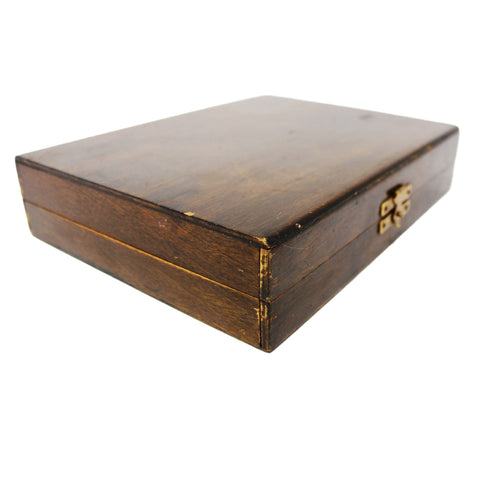 1909 - 10 Antique Edwardian Era Sterling Silver and Mother of Pearl 12 Fish Cutlery Set with original Wooden Case Silversmith Frederick C Asman & Co Sheffield Hallmarks