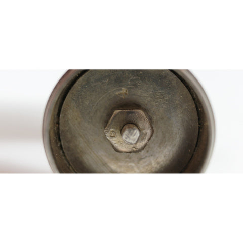 1909 Antique Edwardian Era Egg Shaped Sterling Silver Pair Pepper and Salt Shakers Silversmith Charles Wilkes Birmingham Hallmarks