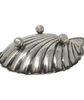 1909 Antique Edwardian Era Shell Shaped Sterling Silver Dish Silversmith The Alexander Clark Manufacturing Co Birmingham Hallmarks