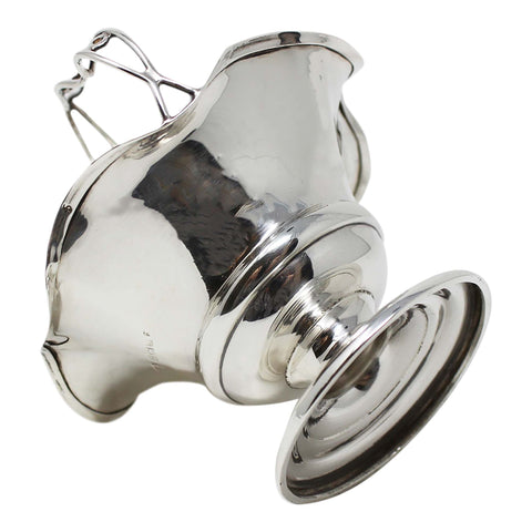 1909 Antique Edwardian Era Sterling Silver Sugar Basket Bon Bon Dish Silversmith Cohen & Charles Birmingham Hallmarks