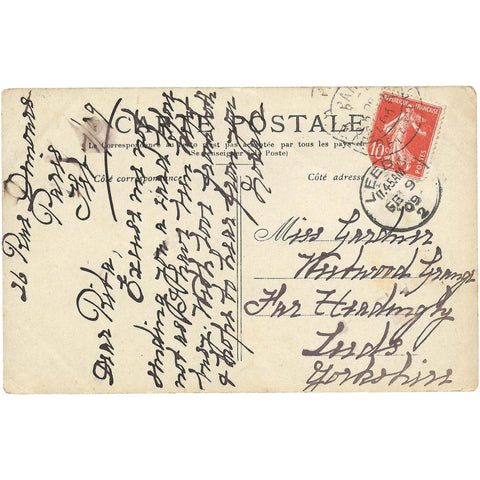 1909 Paris - L’Institut et le Pont des Arts France Postcard