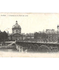 1909 Paris - L’Institut et le Pont des Arts France Postcard