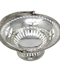 1910 Antique Edwardian Era Sterling Silver Basket Bon Bon Dish Silversmith Richard Marting and Ebenezer Hall (Martin, Hall & Co Ltd) Birmingham Hallmarks