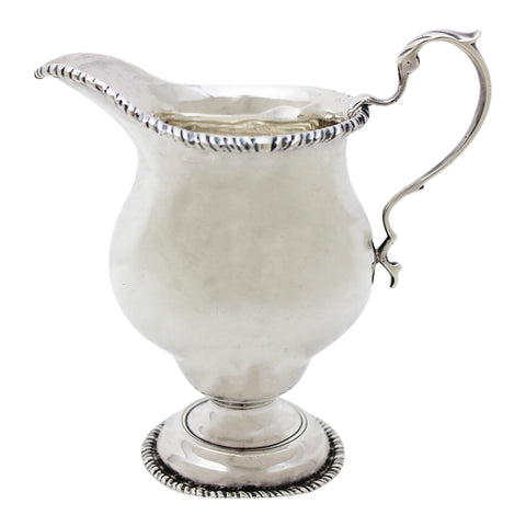 1910 Antique Edwardian Era Sterling Silver Cream Jug Silversmith Edward Smith Birmingham Hallmarks