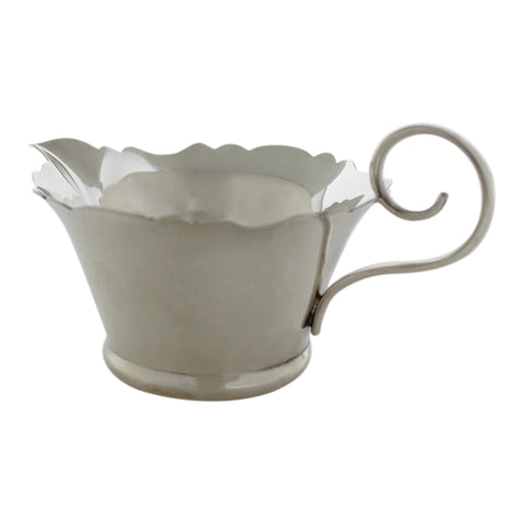 1910 Antique Edwardian Era Sterling Silver Cream Jug Silversmith Fenton Brothers Ltd Sheffield Hallmarks
