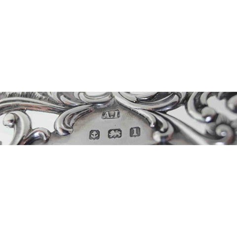 1910 Antique Edwardian Era Sterling Silver Pierced Bon Bon Dish Silversmith AI Birmingham Hallmarks