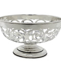 1910 Antique Edwardian Era Sterling Silver Pierced Dish Silversmiths Cooper Brothers & Sons Ltd Sheffield Hallmarks