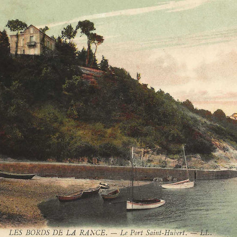 1910 Postcard of Les Bords de la Rance, Port Saint - Hubert, France