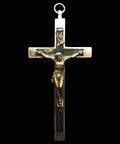 1910’s Edwardian Antique Wall Cross for Home Religious Cross Jesus Christ Crucifix Necklace