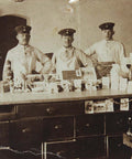 1910’s Antique Soldiers canteen shop photograph of German Soldiers taken pre - World War 1