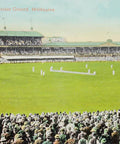 1910s Australia Melbourne Cricket Ground Postcard Sport Event Stadium View Antique