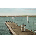1910s Australia Melbourne St. Kilda, view from the Pier Postcard