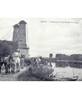 1910s BORAN - L'Abreuvoir sur les bords de l'Oise Postcard