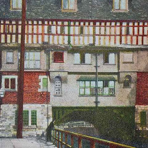 1910s United Kingdom The Glory Hole (High Bridge) Lincoln Postcard