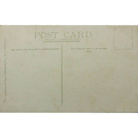 1910s Australia Melbourne Scene on the Yarra Postcard