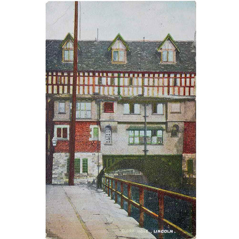 1910s United Kingdom The Glory Hole (High Bridge) Lincoln Postcard