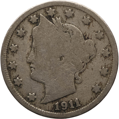 1911 5 Cents USA Coin Liberty Nickel