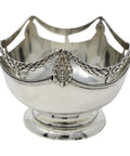 1911 Antique George V Era Sterling Silver Ornamental Sugar Bowl Silversmith Alexander Clark & Co Ltd Birmingham Hallmarks