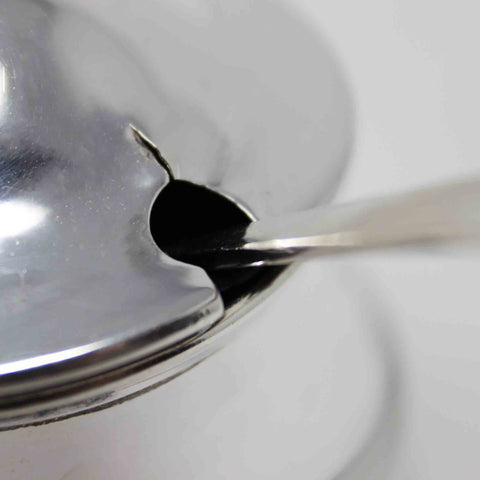 1911 Antique Sterling Silver Mustard Pot Silversmiths Deakin & Francis Ltd Birmingham Hallmarks