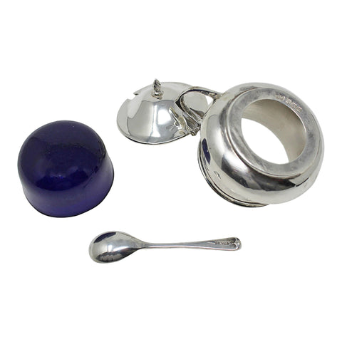 1911 Antique Sterling Silver Mustard Pot Silversmiths Deakin & Francis Ltd Birmingham Hallmarks