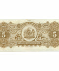 1911 Costa Rica 5 Colones Banknote