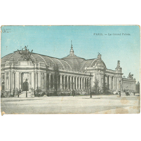 1911 Paris, France – Le Grand Palais Postcard