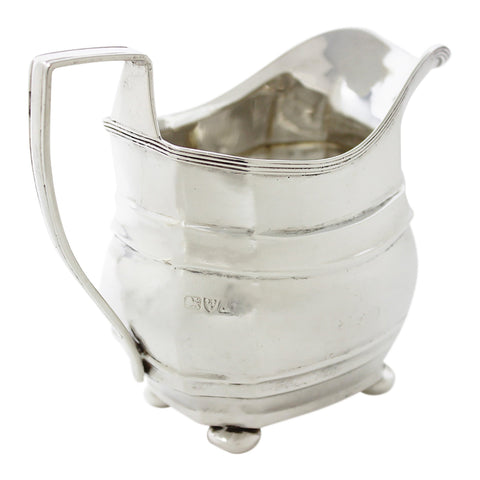 1912 Antique George V Era Sterling Silver Cream Jug Silversmith George Nathan & Ridley Hayes Chester Hallmarks