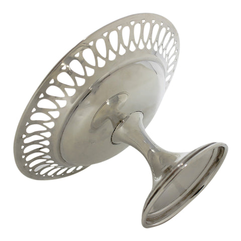 1912 Antique George V Era Sterling Silver Pierced Dish Silversmith Harrison Brothers & Howson (George Howson) Sheffield Hallmarks