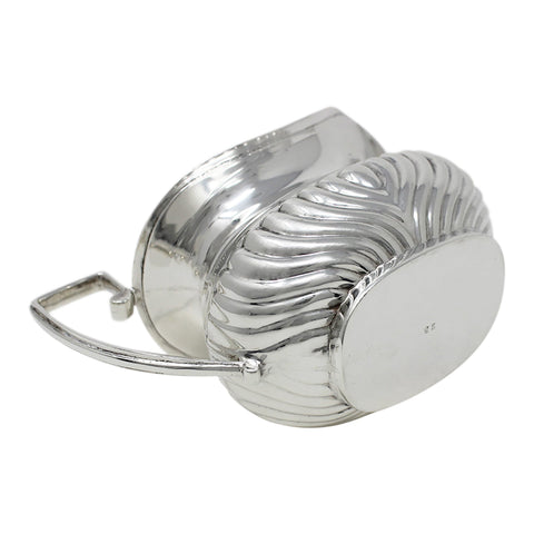 1913 Antique George V Era Sterling Silver Cream Jug Silversmith George Nathan & Ridley Hayes Chester Hallmarks