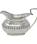 1913 Antique George V Era Sterling Silver Cream Jug Silversmith George Nathan & Ridley Hayes Chester Hallmarks