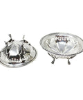 1913 Antique George V Era Sterling Silver Pierced Pair Bon Bon Dish Silversmith Deakin & Francis Ltd Birmingham Hallmarks