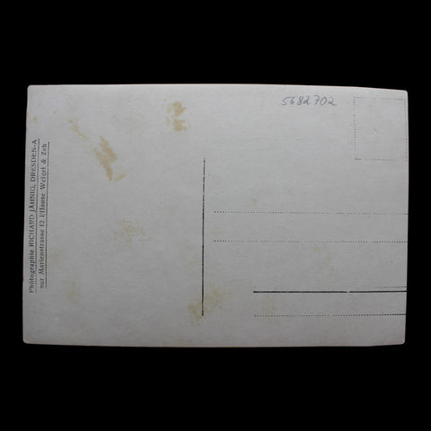 1914 - 1918 World War I German Soldier with Sword Military Antique Photo WW1 Postcard Army History