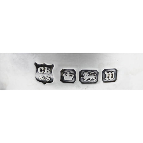 1914 Antique George V Era Sterling Silver Sauce Boat Silversmith Cooper Brothers & Sons Ltd Sheffield Hallmarks