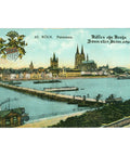 1914 Cologne, Germany – Panorama with Cologne Cathedral – Postcard
