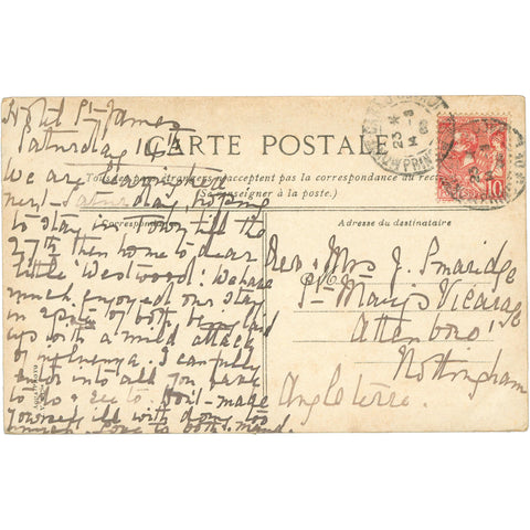 1914 Monaco - Saint Nicholas Cathedral Postcard