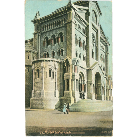 1914 Monaco - Saint Nicholas Cathedral Postcard