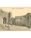 1914 Rabat, Morocco - Entrance to the Oudaias Postcard