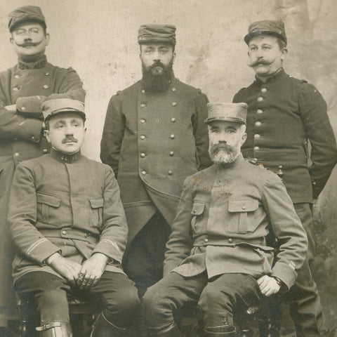 1914 World War I Belgian Soldiers Photo Postcard - Albert Bournardot